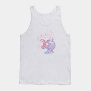 Singing Hippo Tank Top